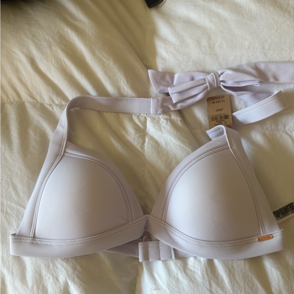Elegant White Bikini Top